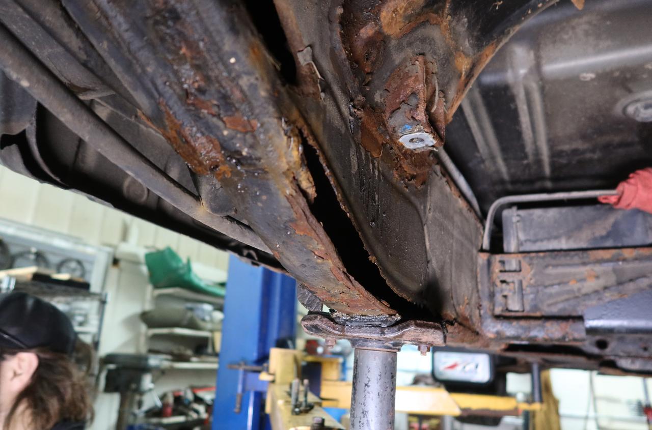 Frame rust repair in Clinton, Pennsylvania
