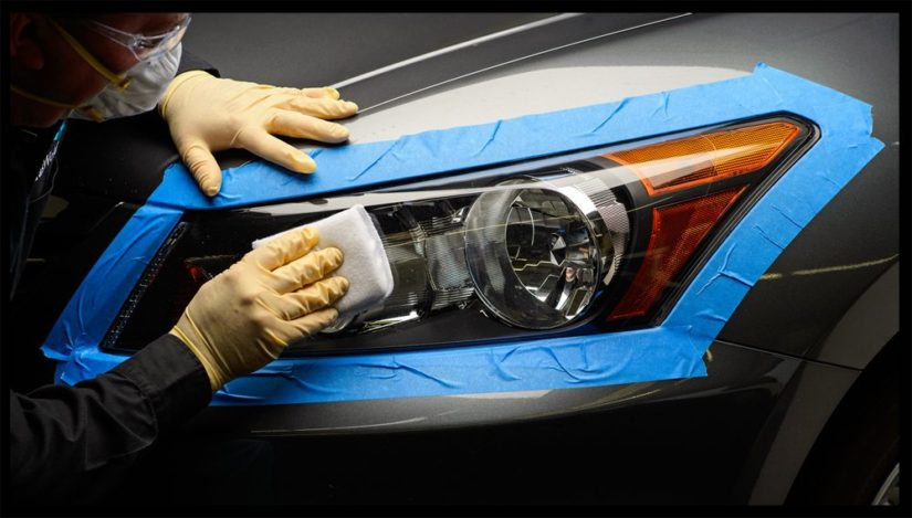 Headlight restoration in Cowley, Kansas
