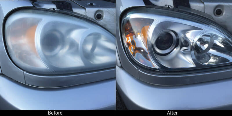 Headlight restoration in Brewster, Texas
