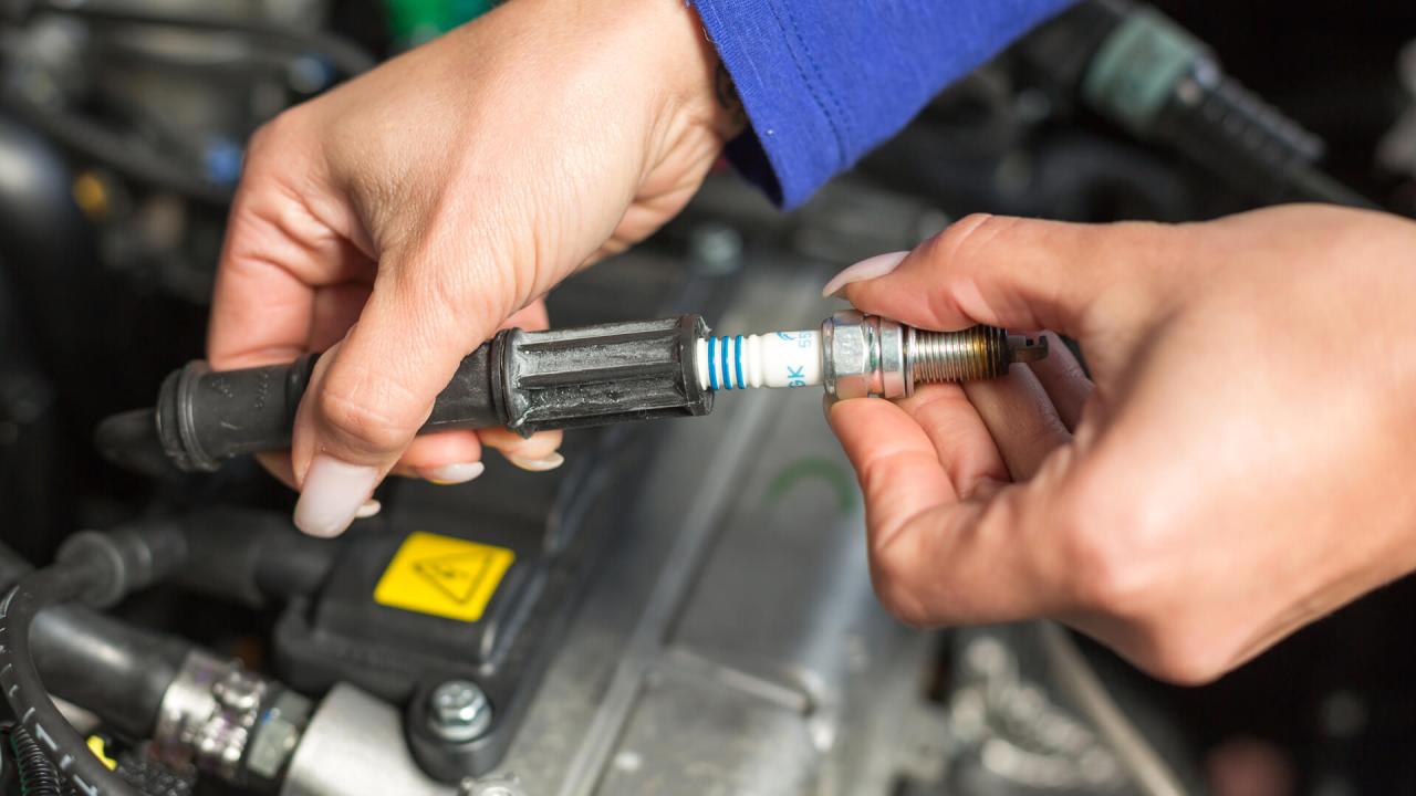 Spark plug replacement in Webster, New Hampshire
