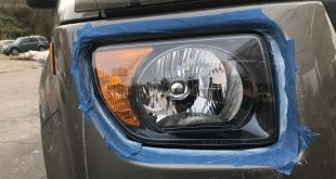 Headlight restoration in Francestown, New Hampshire