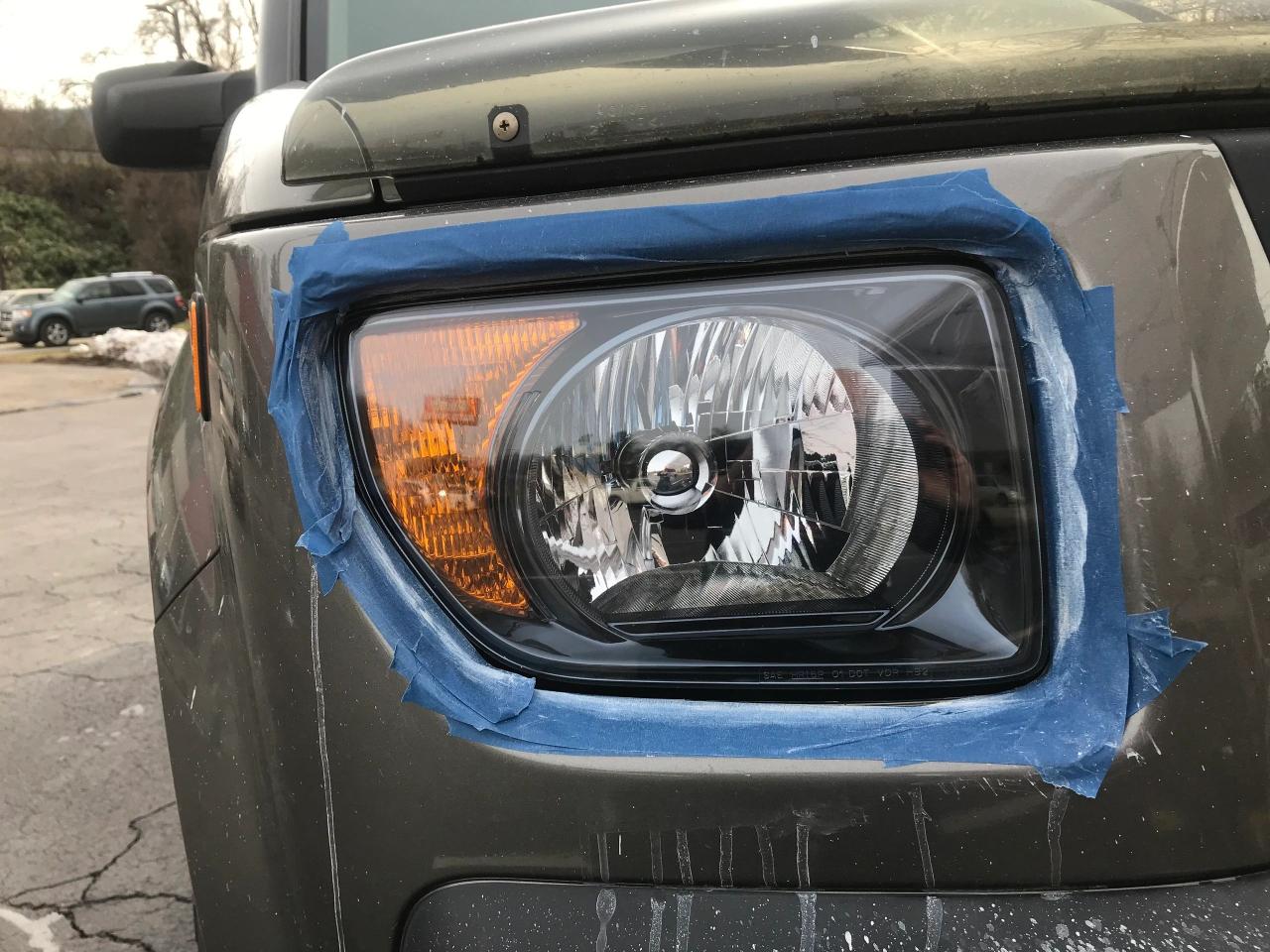 Headlight restoration in Francestown, New Hampshire
