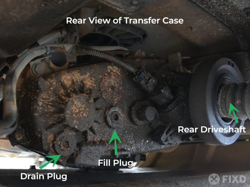 Transfer case fluid change in Franklin, Texas
