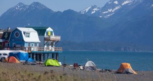 Paint touch-up in Kenai Peninsula, Alaska