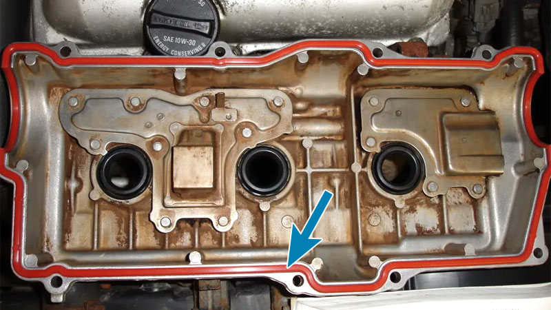 Valve cover gasket replacement in Mills, Iowa
